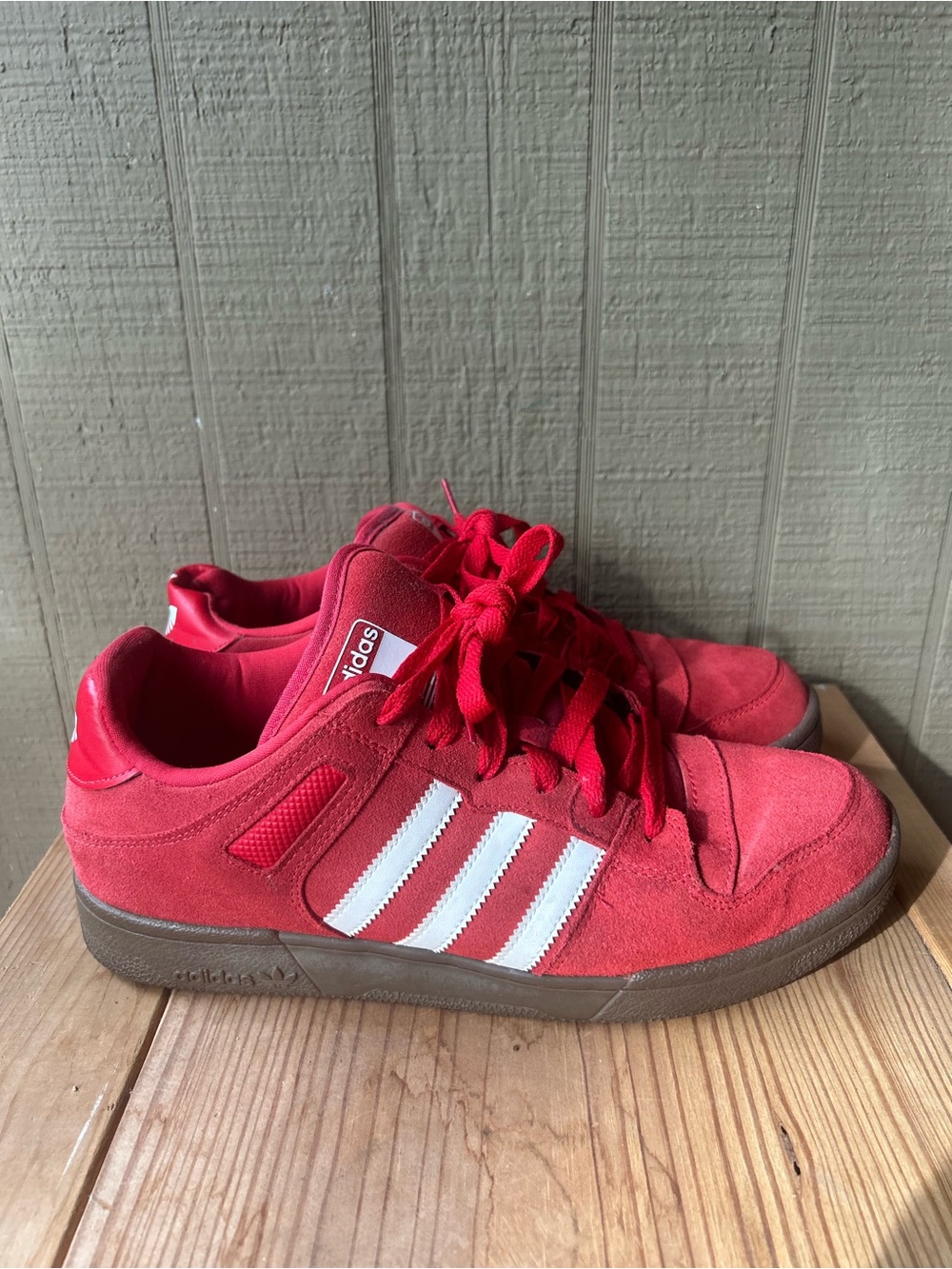 Adidas Bucktown St Scarlett/White/Gum - EH1807 Men’s Skateboarding Size 12 Rare